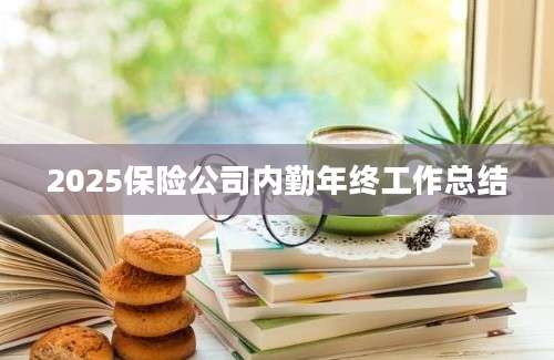 2025保险公司内勤年终工作总结