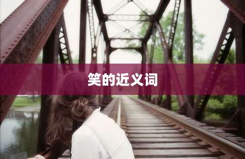 笑的近义词
