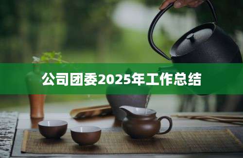公司团委2025年工作总结
