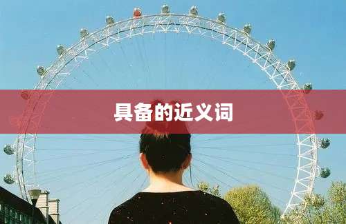 具备的近义词