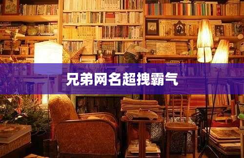 兄弟网名超拽霸气
