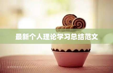 最新个人理论学习总结范文