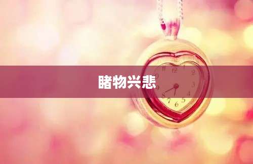 睹物兴悲