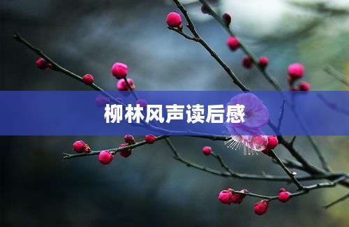 柳林风声读后感