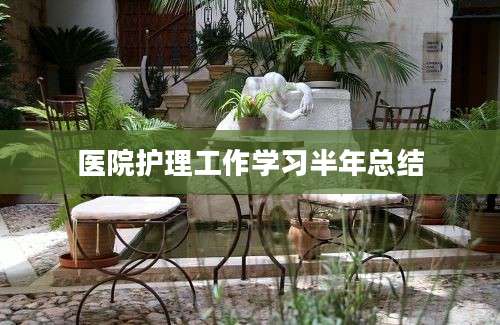 医院护理工作学习半年总结