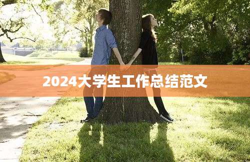 2024大学生工作总结范文