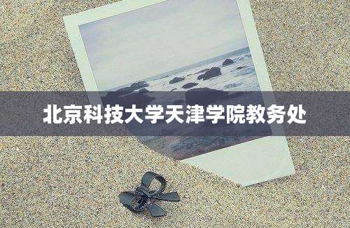 北京科技大学天津学院教务处