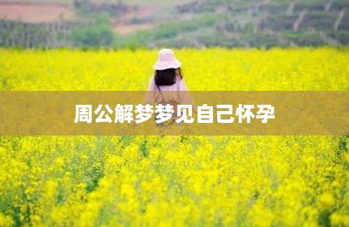周公解梦梦见自己怀孕