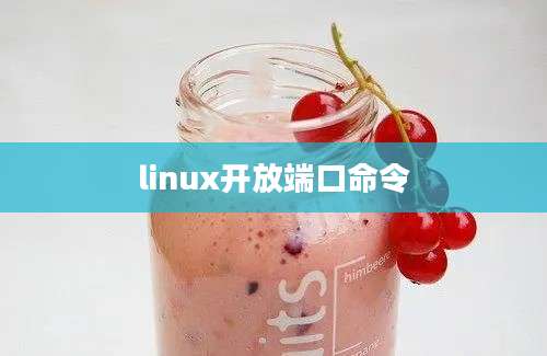 linux开放端口命令