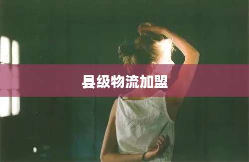县级物流加盟