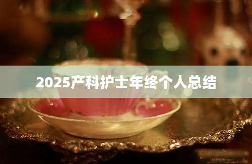 2025产科护士年终个人总结