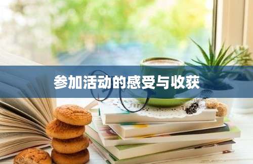 参加活动的感受与收获