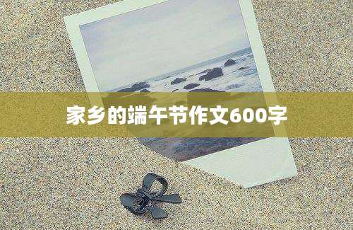 家乡的端午节作文600字