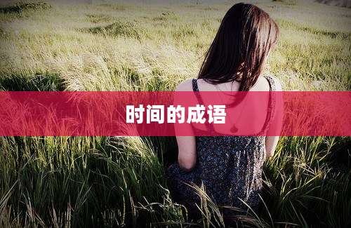 时间的成语