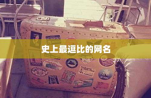 史上最逗比的网名