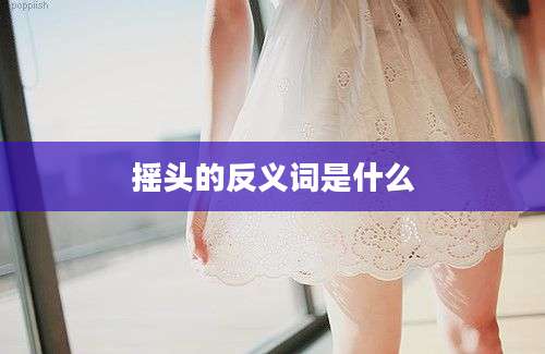 摇头的反义词是什么