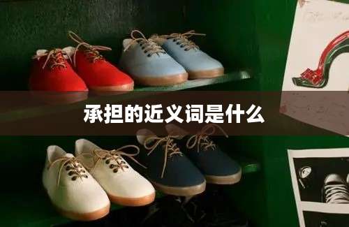 承担的近义词是什么