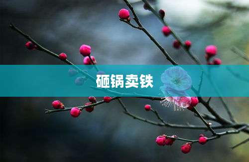 砸锅卖铁