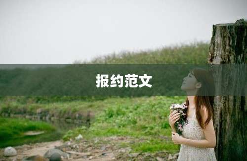 报约范文