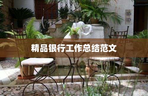 精品银行工作总结范文