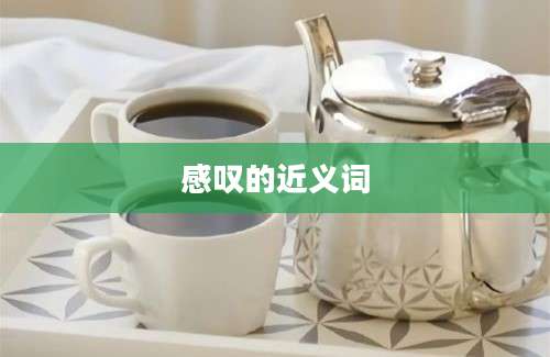 感叹的近义词