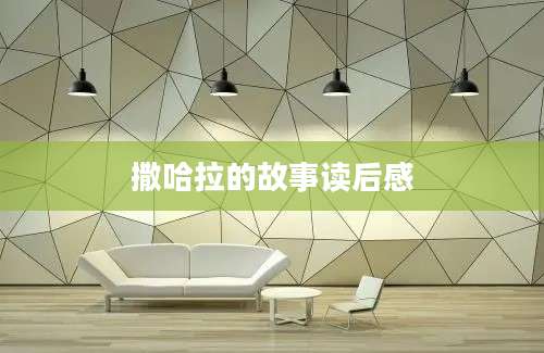 撒哈拉的故事读后感