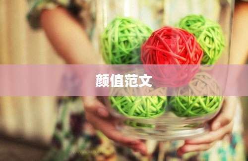 颜值范文