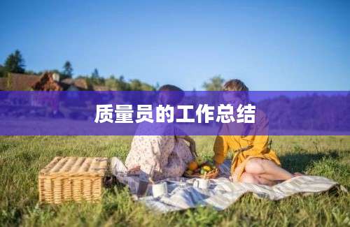 质量员的工作总结