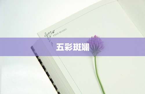 五彩斑斓