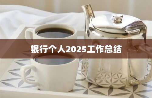 银行个人2025工作总结
