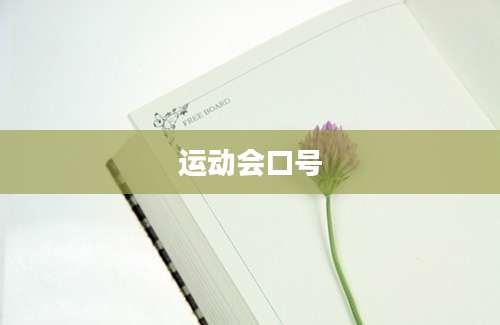 运动会口号