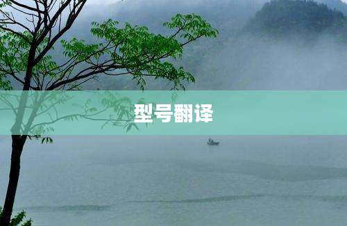 型号翻译