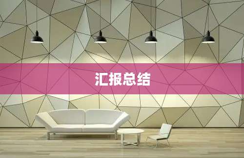 汇报总结