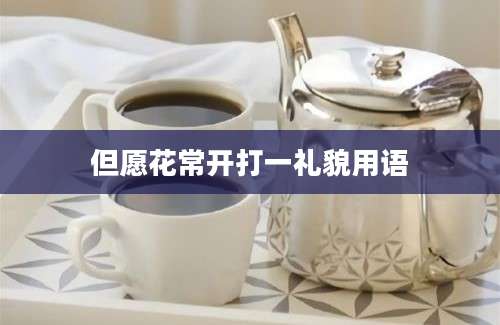 但愿花常开打一礼貌用语