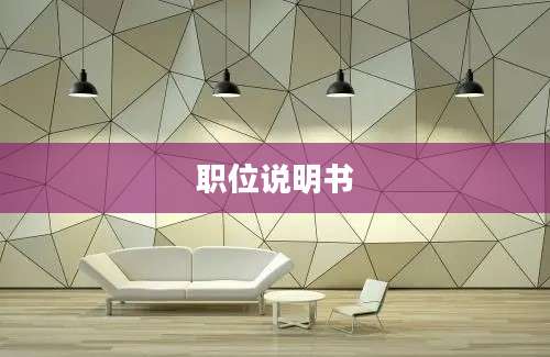 职位说明书