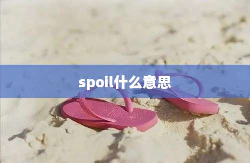 spoil什么意思