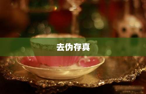 去伪存真
