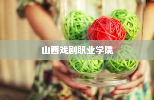 山西戏剧职业学院