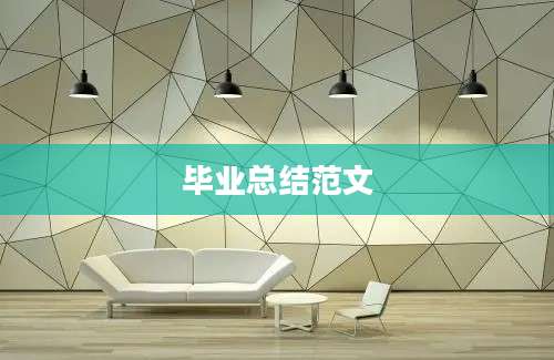 毕业总结范文