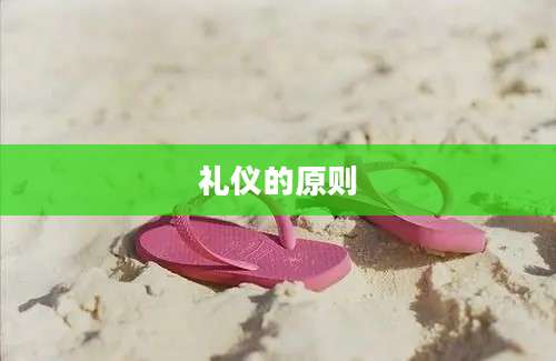 礼仪的原则