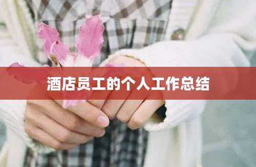 酒店员工的个人工作总结