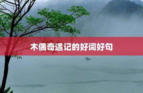 木偶奇遇记的好词好句