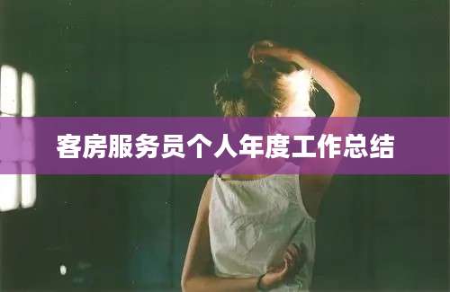 客房服务员个人年度工作总结