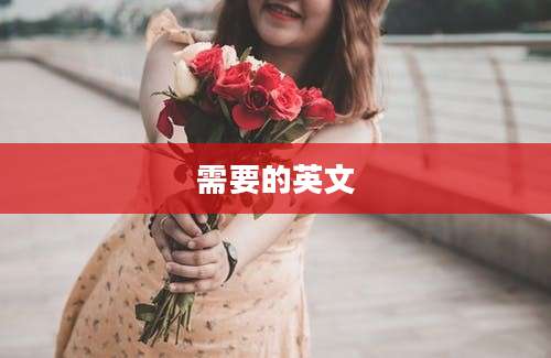 需要的英文