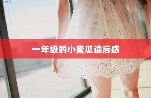 一年级的小蜜瓜读后感
