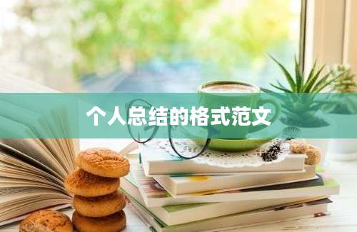 个人总结的格式范文
