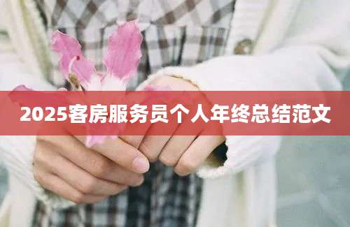 2025客房服务员个人年终总结范文