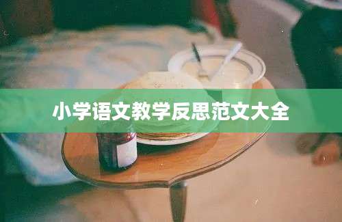 小学语文教学反思范文大全