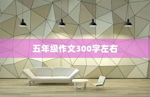 五年级作文300字左右