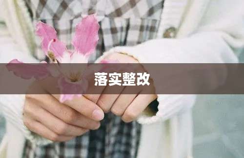 落实整改